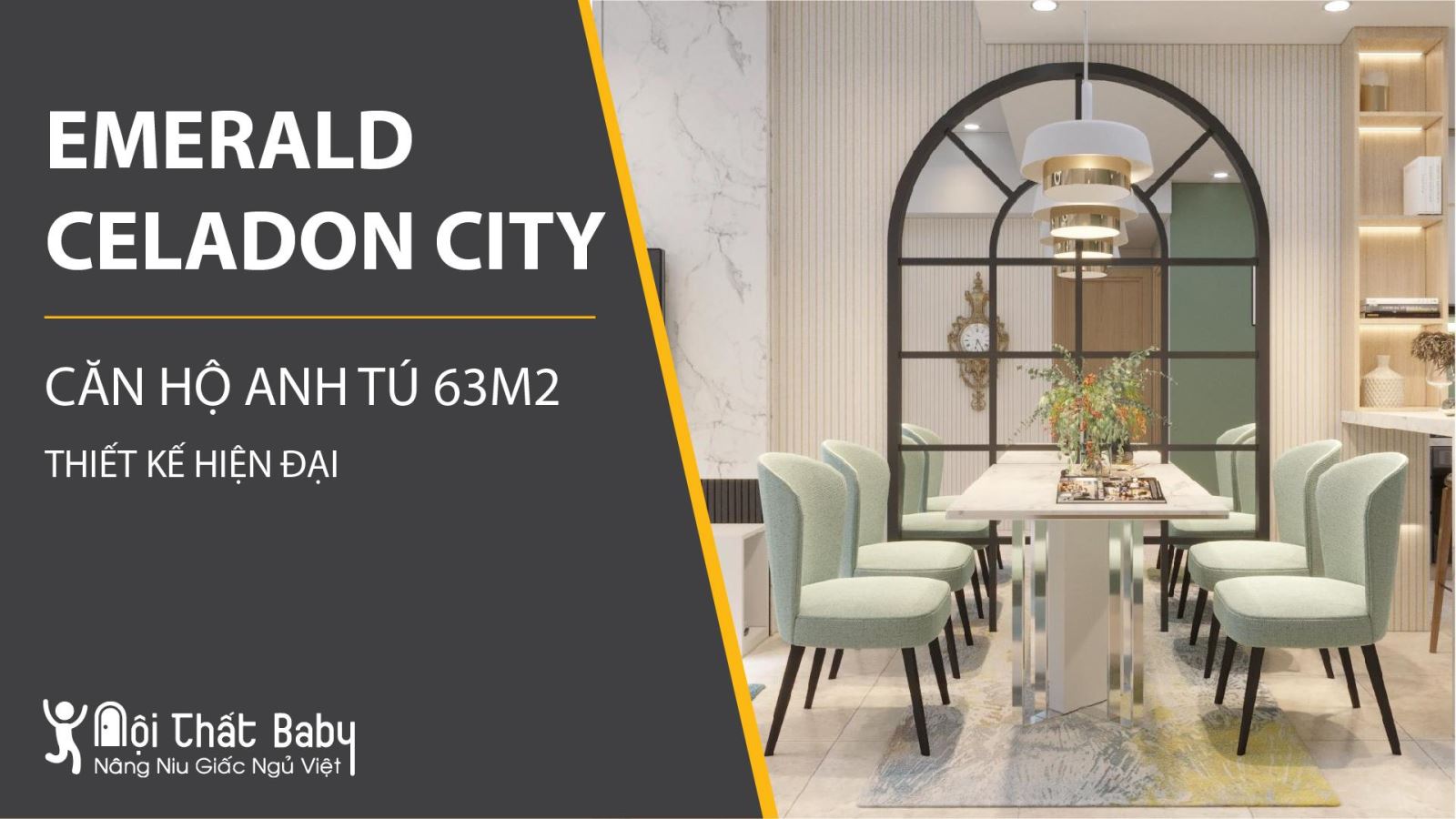 Tổng hợp các mẫu thiết kế nội thất Chung cư Emerald Celadon City